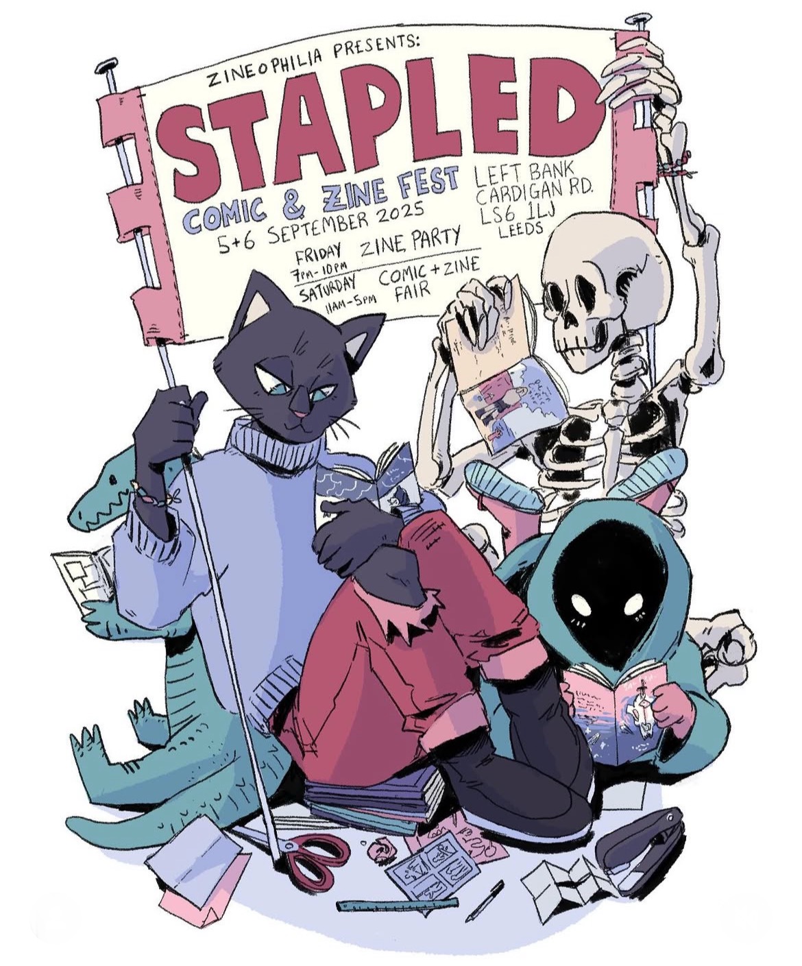 I’ll Be At Stapled Comic + Zine Fest!